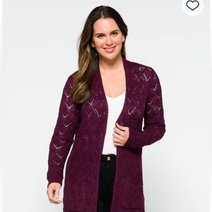 LETY & ME
Bristol Pointelle Cardigan